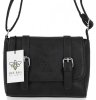 GEANȚĂ DE DAMĂ tip poștaș BEE BAG negru 1002S23